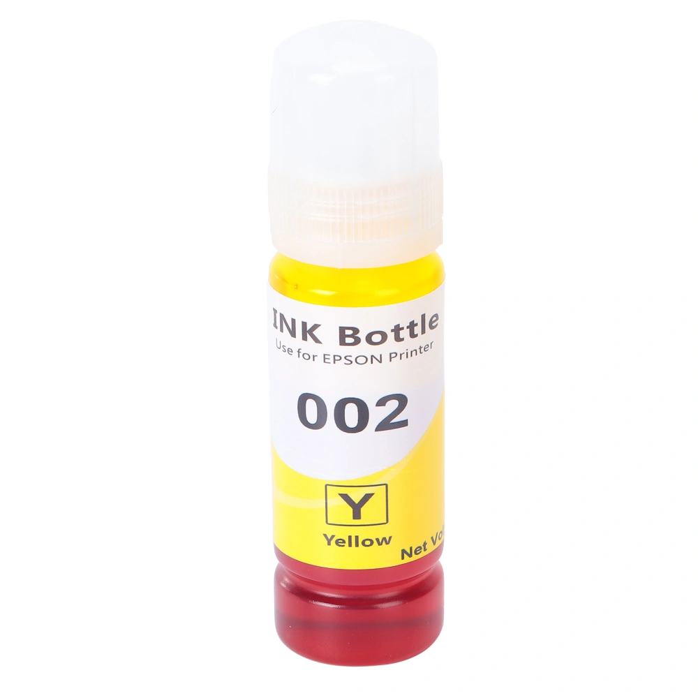 Ink Bright Colors No Plugs Good Sealing Convenient Storage Dye Ink for Color Inkjet PrinterYellow