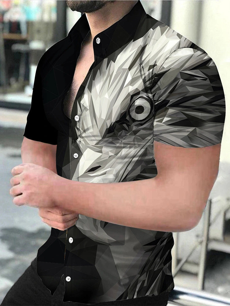 Plus Size Men's Fashion Casual Shirt