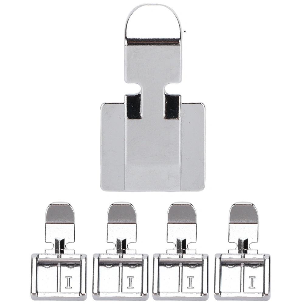 5pcs Sewing Machine Presser Foot Multifunctional Domestic Zipper Quilting Accessories