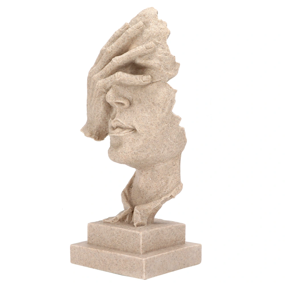 Abstract Sculpture The Head Thinker David Statue Ornaments for Home Office Festival Decorations Gifts