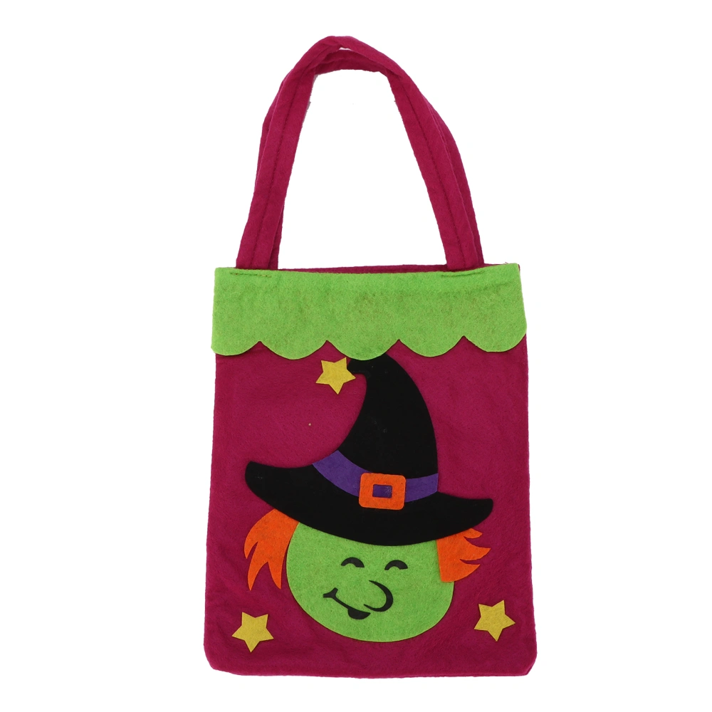 Halloween Tote Bag Reusable Handbag with Handles for Thanksgiving Party Daily SuppliesWitch