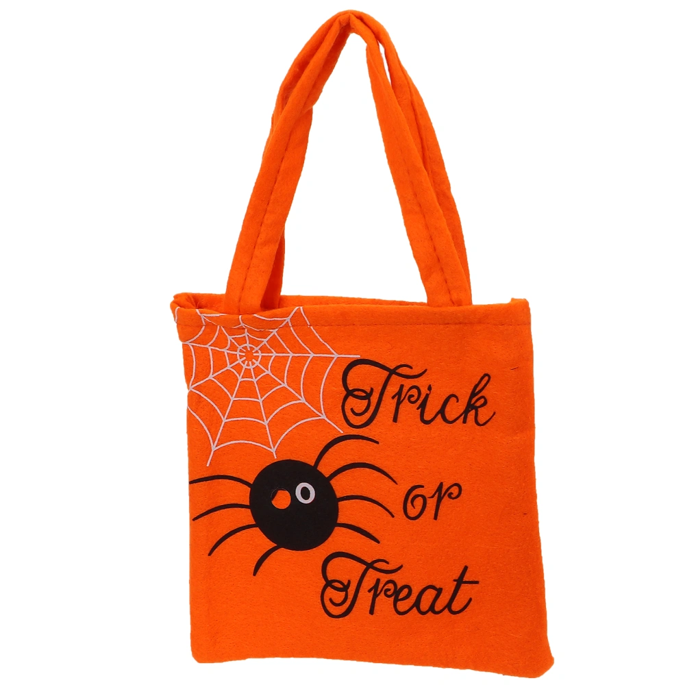 Halloween Candy Bag Decoration Spider Pumpkin Trick Or Treat Home Party Handbag Ornament PropBlack Spider