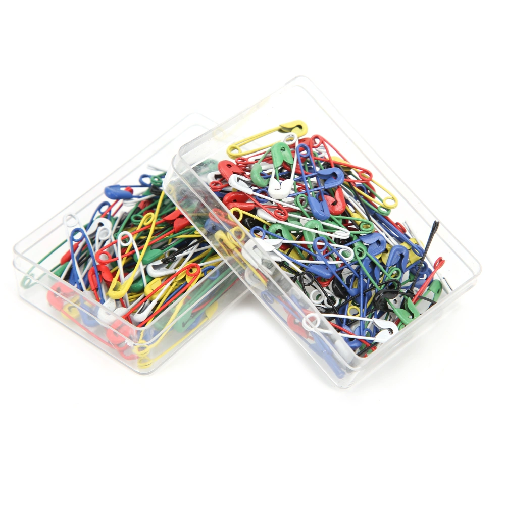 Safety Pins Household for Crafting Sewing Garment Fastening Finishing Quilts Jewelry Making2x100pcs Color