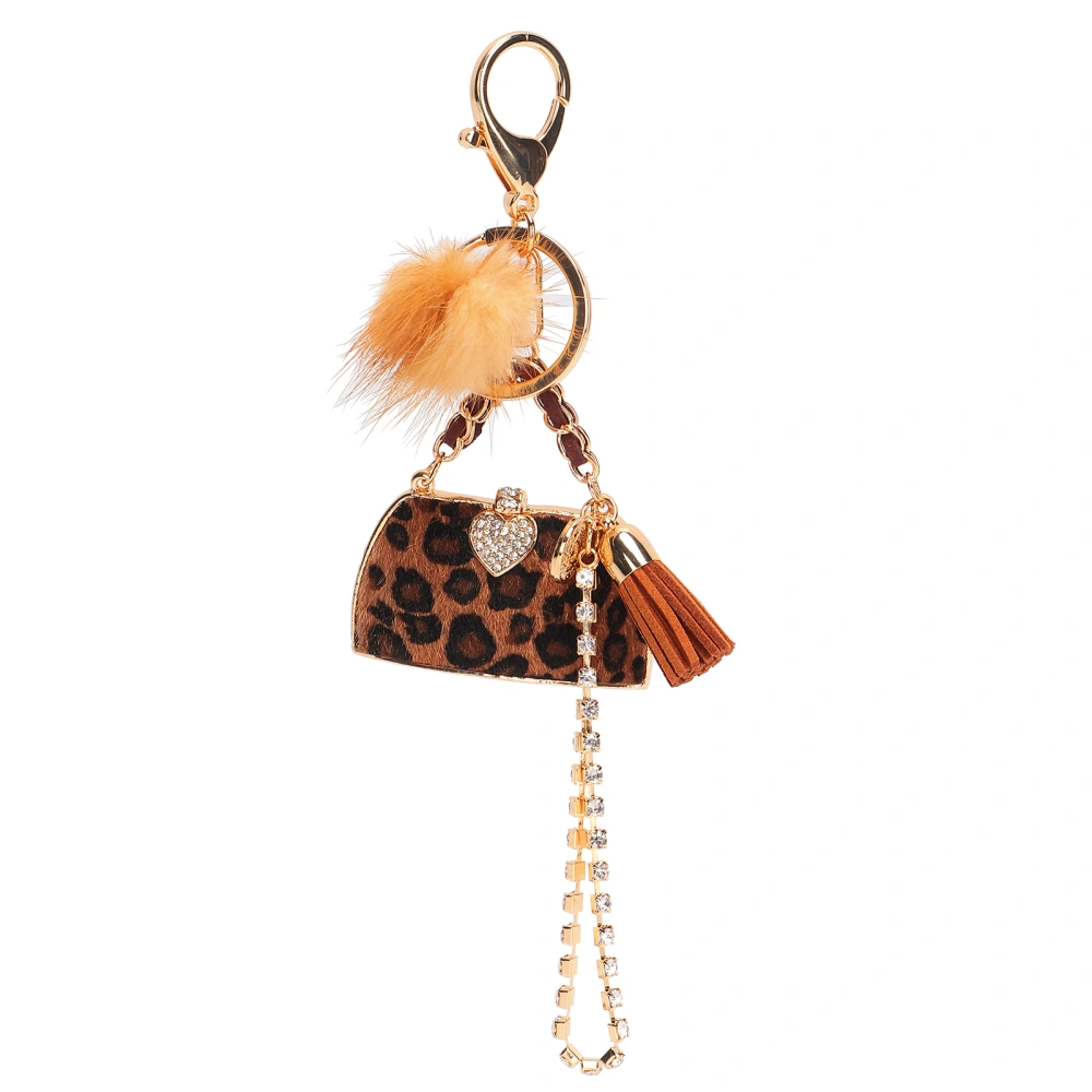 Key Chain Leopard Print Personalised Bag Pendant for Girls Friends Lovers Mother