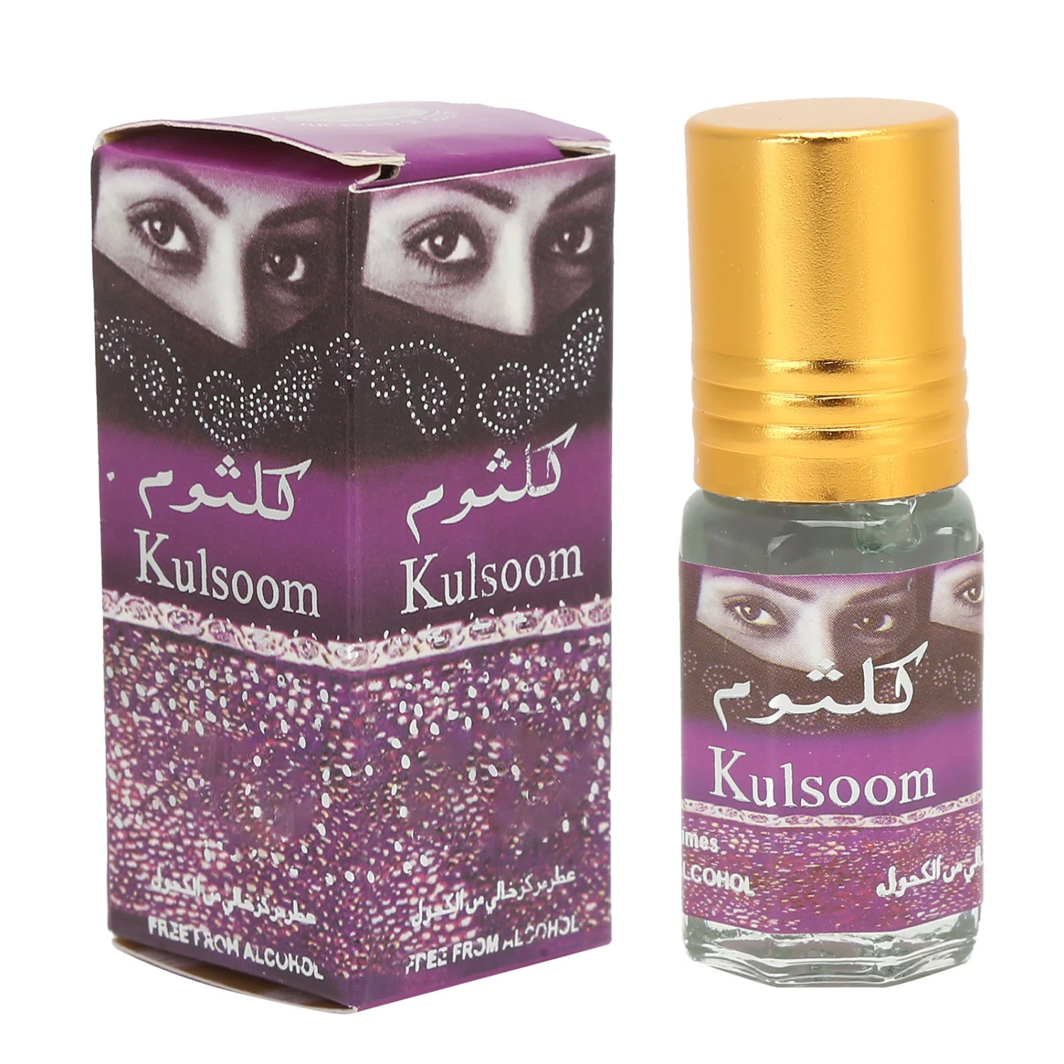 RollOn Essential Oil 3ML Muslim Perfume Oil Lasting Alcohol Free Attar for Men Women Body Deodorization(Kulsoom )