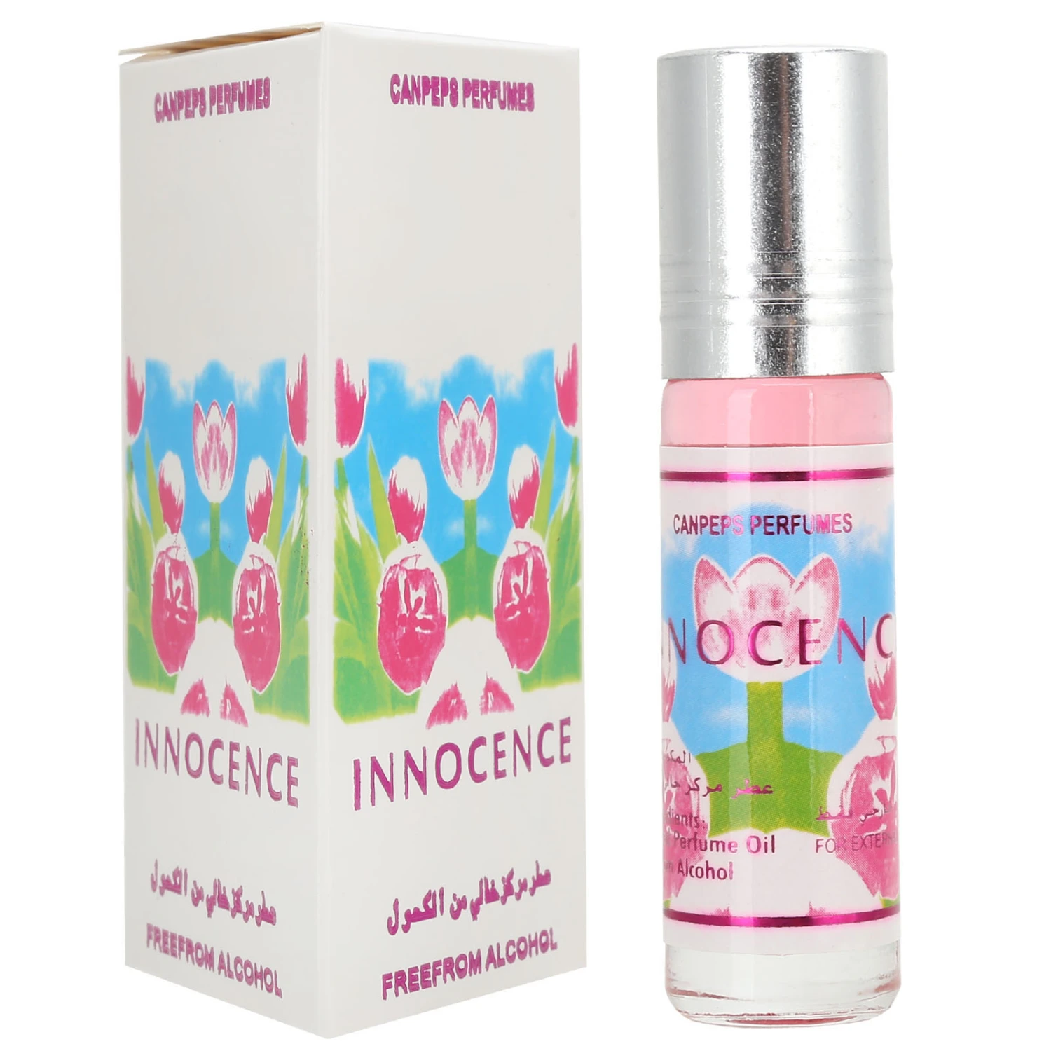 Rollon Essential Oil 6ML Muslim No Additives Keep Fragrance 24h Daily Use Perfume for Men Women(Tulip )