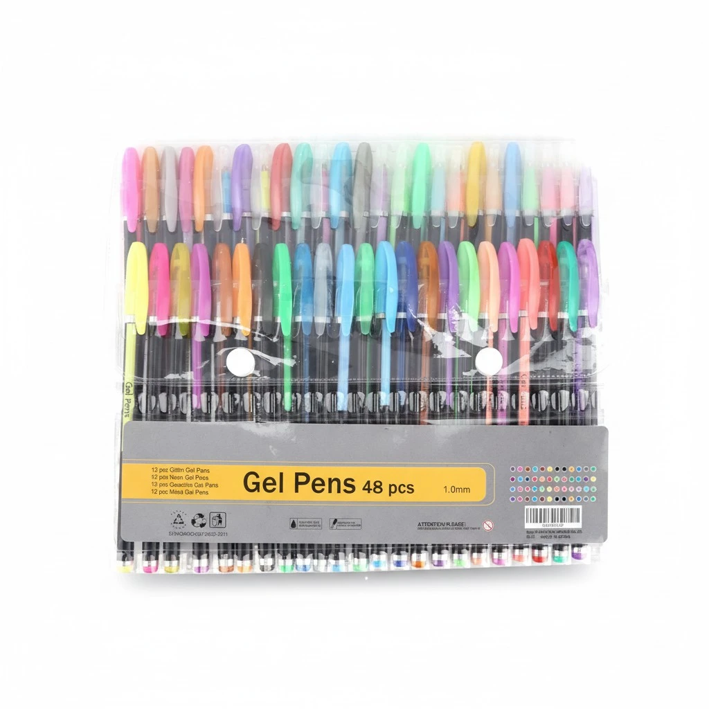 48Pcs Coloring Pen Pastel Fluorescent Metal Painting Highlighter for School Drawing Sketching Design Signing Writing