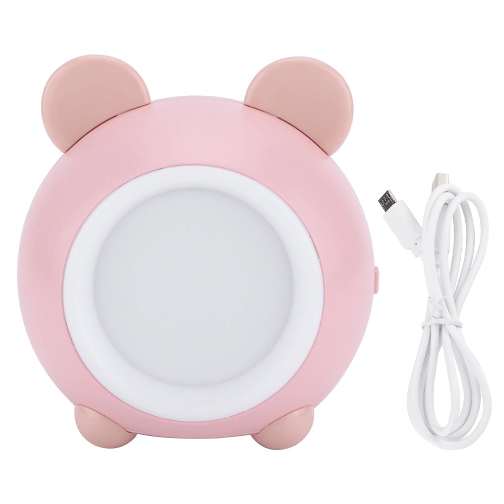 USB Night Light Cartoon Vertical Table Lamp for Cabinet Bedroom Bedside Decoration Home DeskXY010X Pink Bear