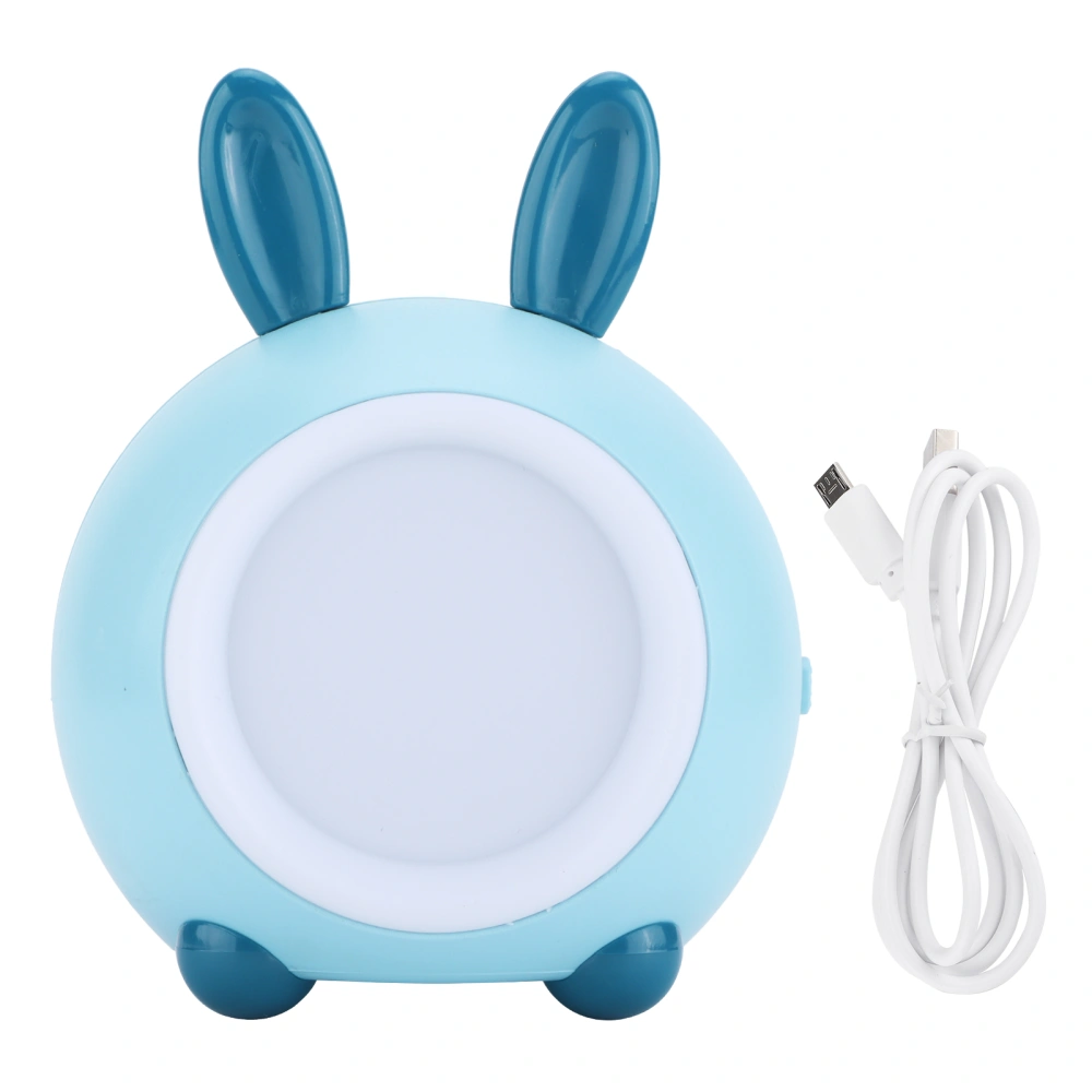 USB Night Light Cartoon Vertical Table Lamp for Cabinet Bedroom Bedside Decoration Home DeskXY010T Blue Rabbit