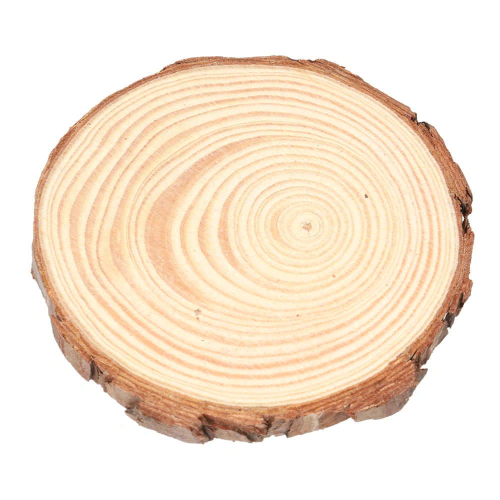 Natural Wood Slices Round Pine Logs DIY Crafts Painting Wedding Festivals Decoration4# 9‑10cm