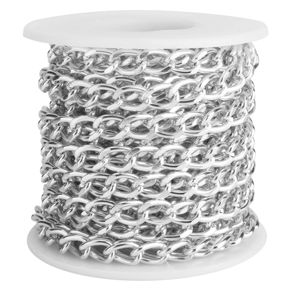 Aluminium Chain Twisted Links with Spool Bracelet Necklace Jewelry Making DIY Accessories