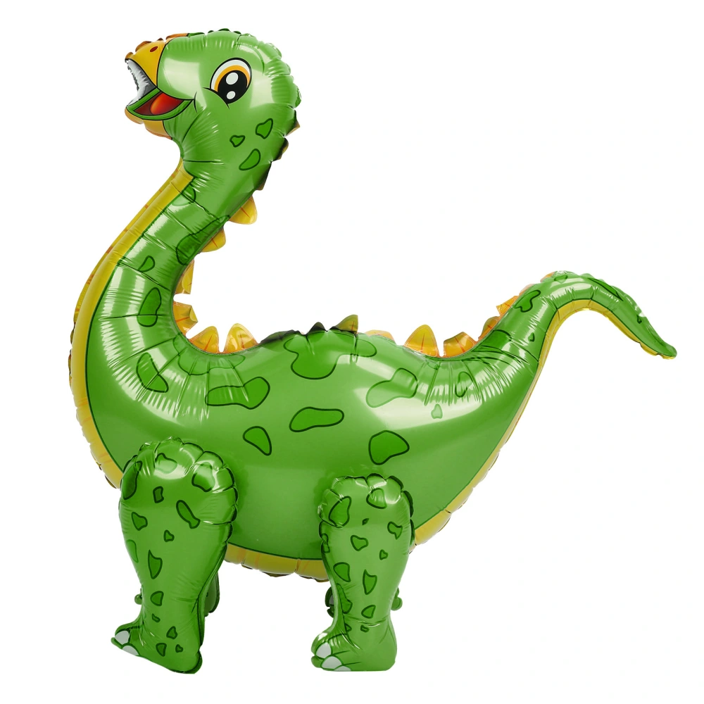 Dinosaur Balloon Kit Aluminum Foil 93cm Inflable Cute Animals for Birthday Party DecorationGreen