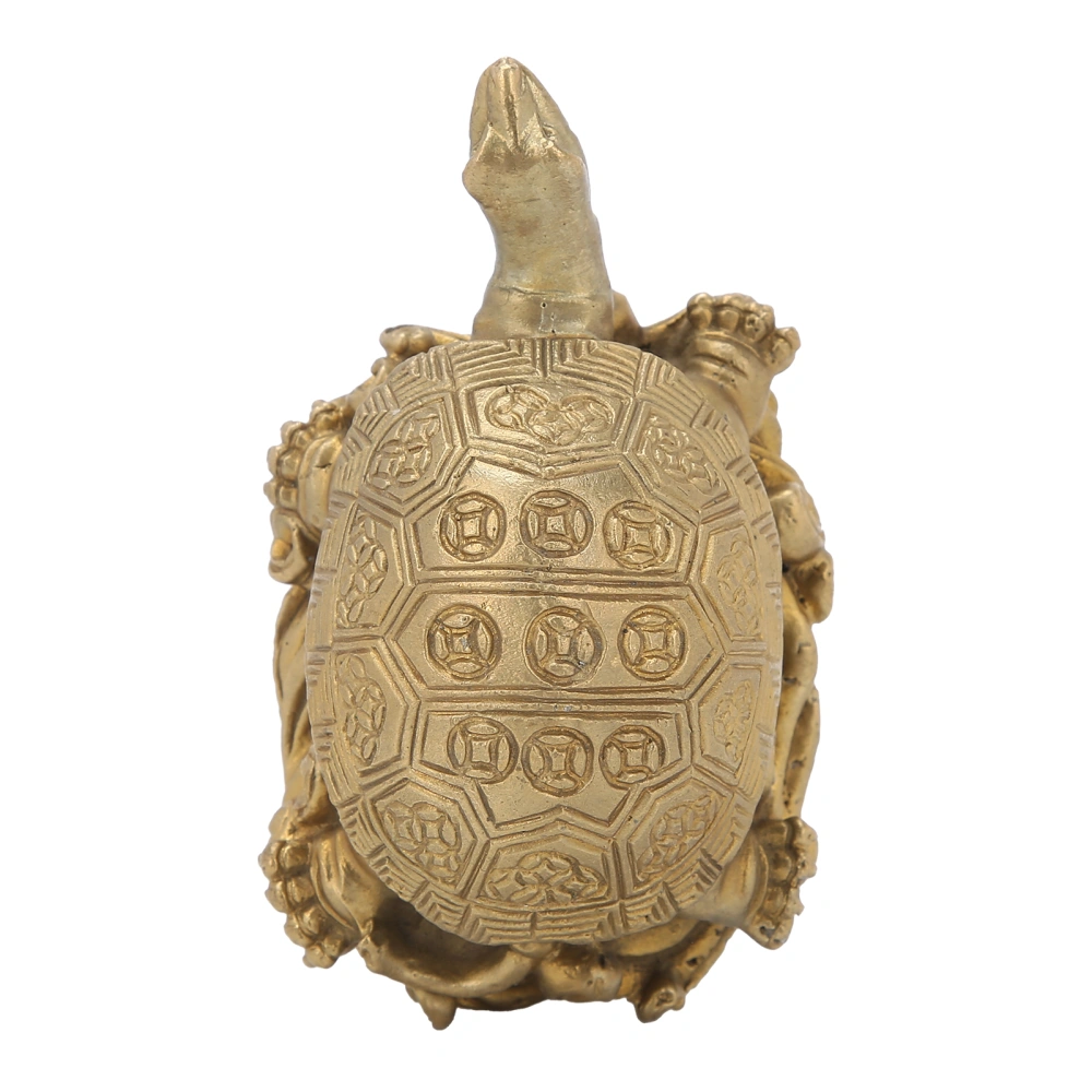 Brass Tortoise Statue Desk Home Indoor Outdoor Decorative Collectible Gifts Craft