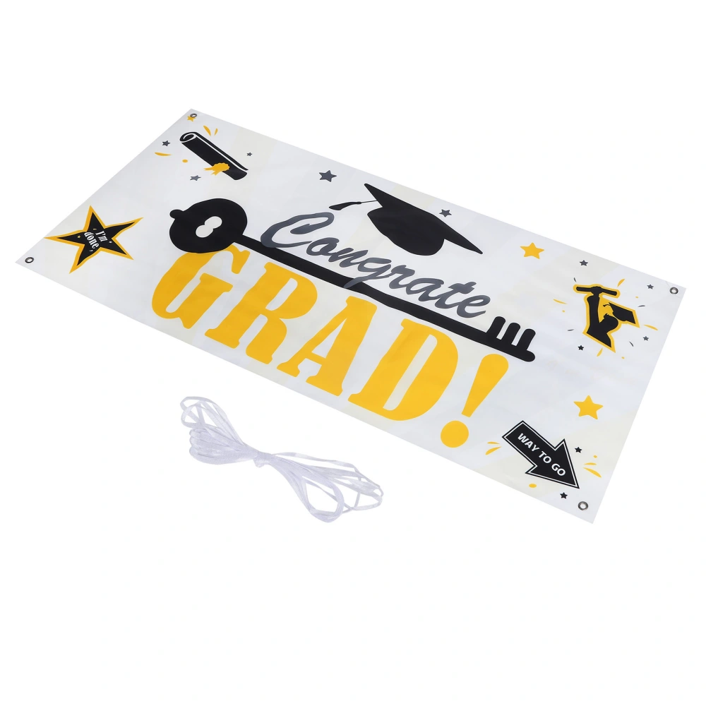 Graduation Poster Banner Graduation Backdrop Hanging Poster Graduation Photo BackgroundWhite