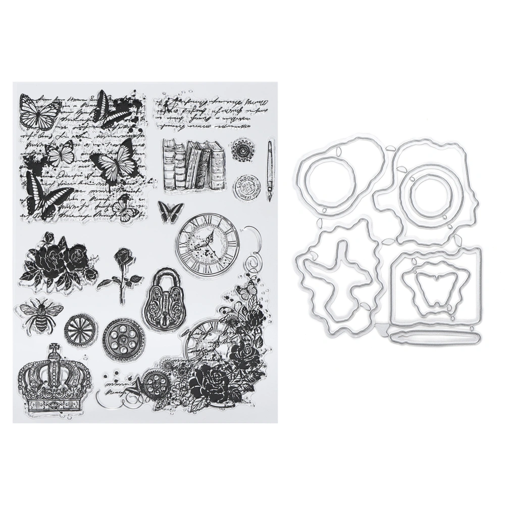 Transparent Stamp Rubber TPR DIY Journal Album Decoration HandMade Crafts Accessories(T1746TC Stamp Cutting Die )