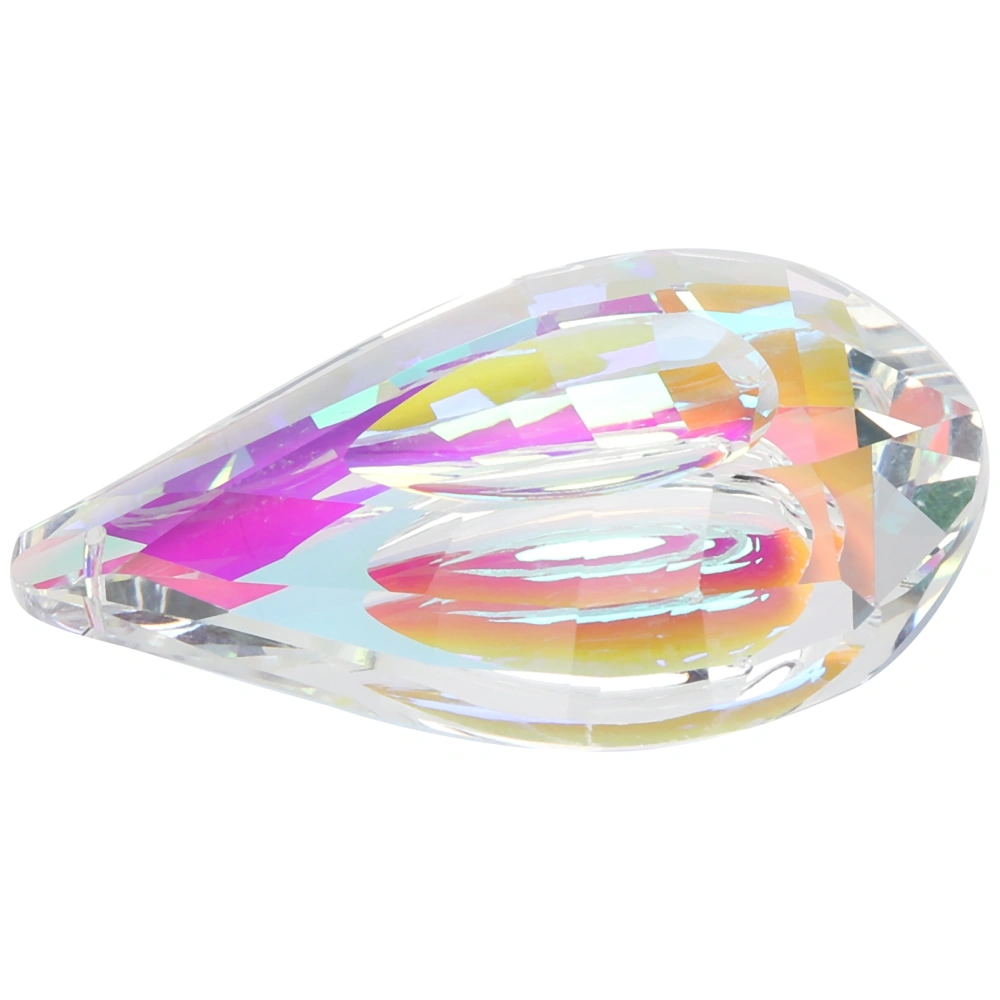 Colorful Crystal Pendant Chandelier Prisms Hanging Ornament Decoration Accessory 76mm