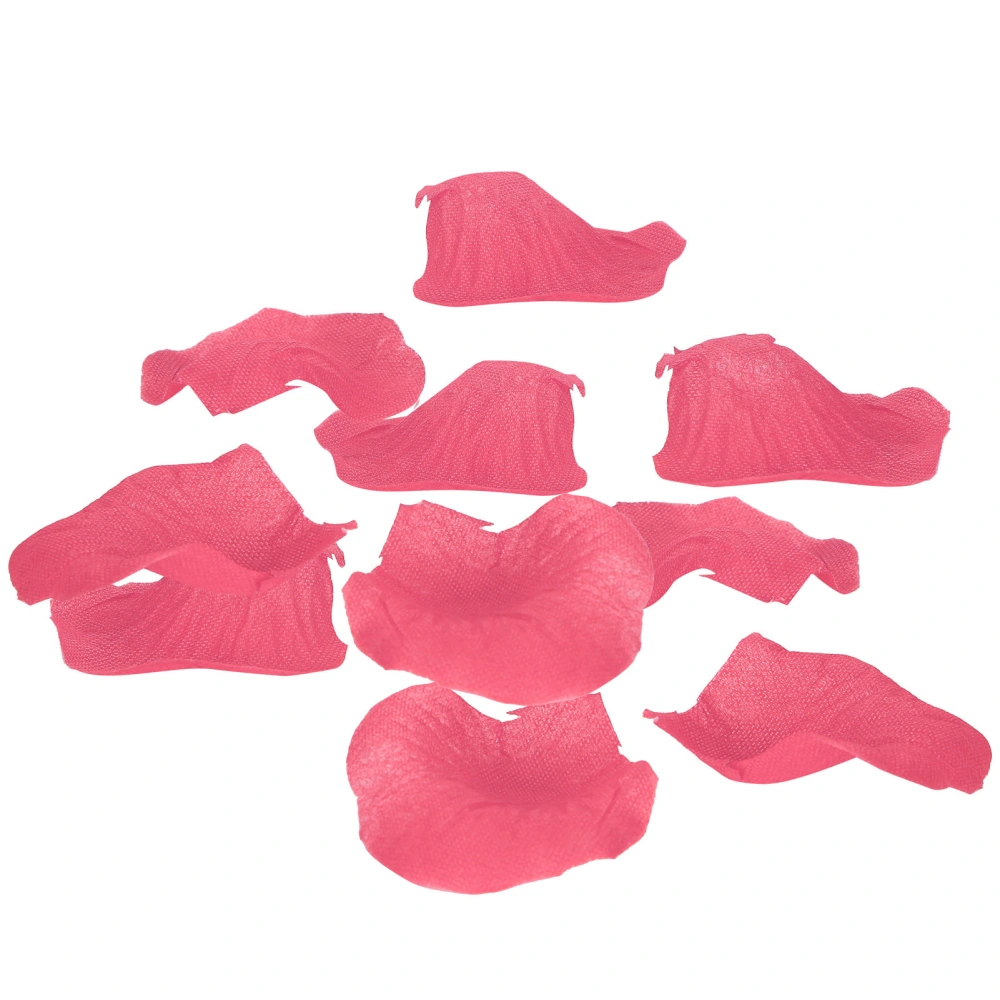 8Bag 120Pcs/Bag Artificial Petals NonWoven Fake Petals Family Wedding Party Decorations(Pink )