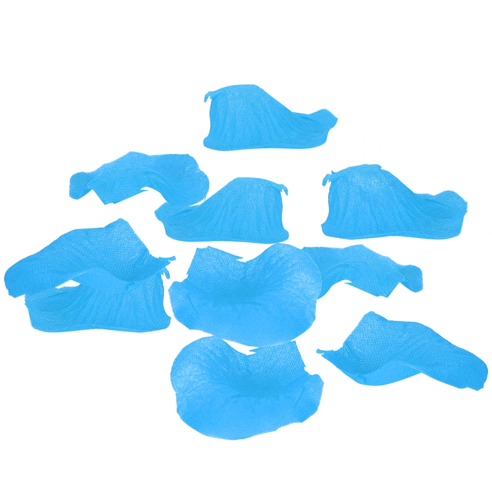 8Bag 120Pcs/Bag Artificial Petals NonWoven Fake Petals Family Wedding Party Decorations(Blue )