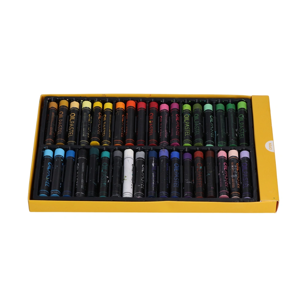 Oil Pastels Heavy Color Cylindrical Oil Painting Stick for Graffiti Art Painting Drawing36 Colors