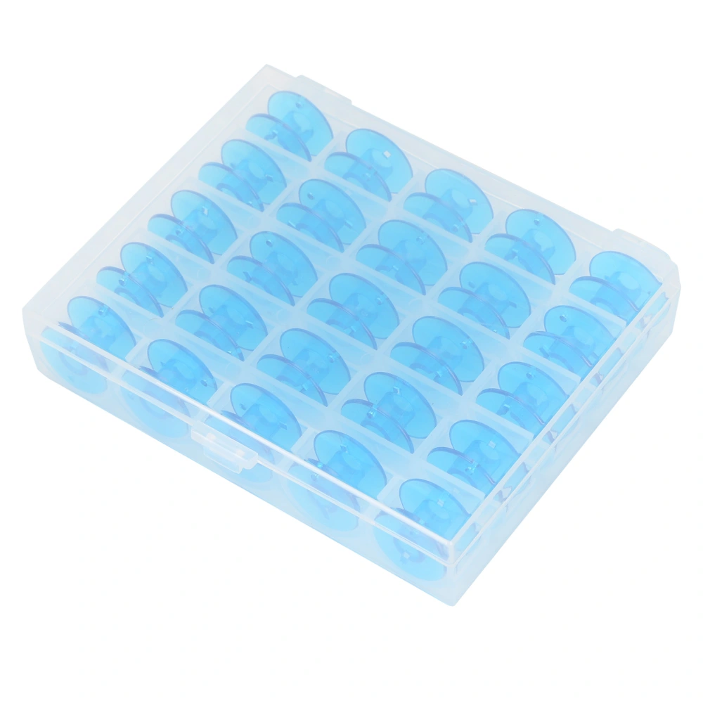 25Pcs Empty Bobbins Plastic Spool Replacement Household Sewing Machine Accessories 1Pc box