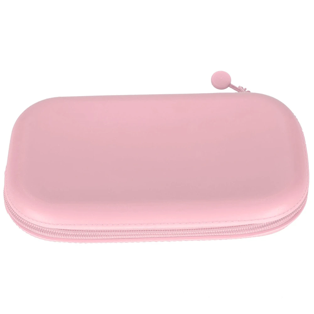 Silicone Pencil Case Pouch Storage with Zipper Student Stationary School Supplies LPink