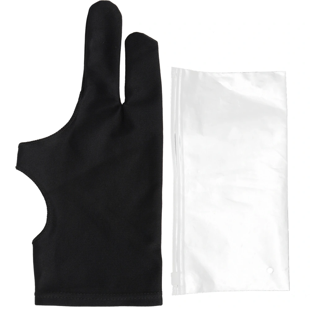 2‑Finger Painting Gloves Sketch Writing Electronic Screen Anti Mistouch Fouling Sweat DirtyS