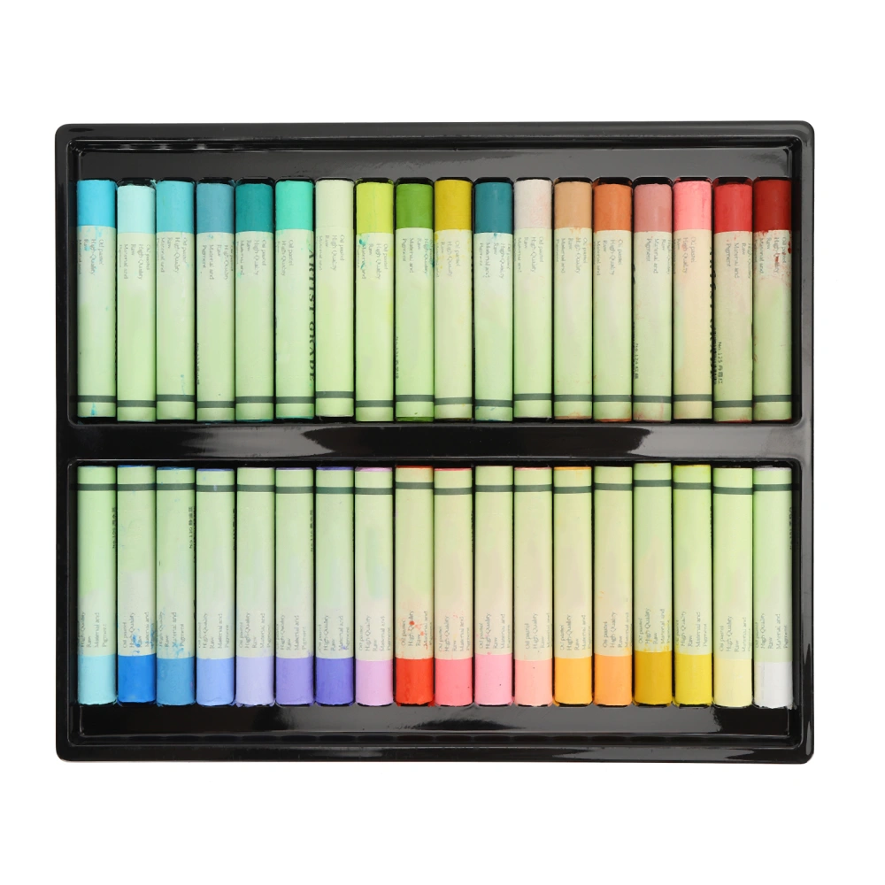 36Pcs Oil Pastel Heavy‑Color Graffiti Crayon Set Children Cartoon Painting Pastel Pencil