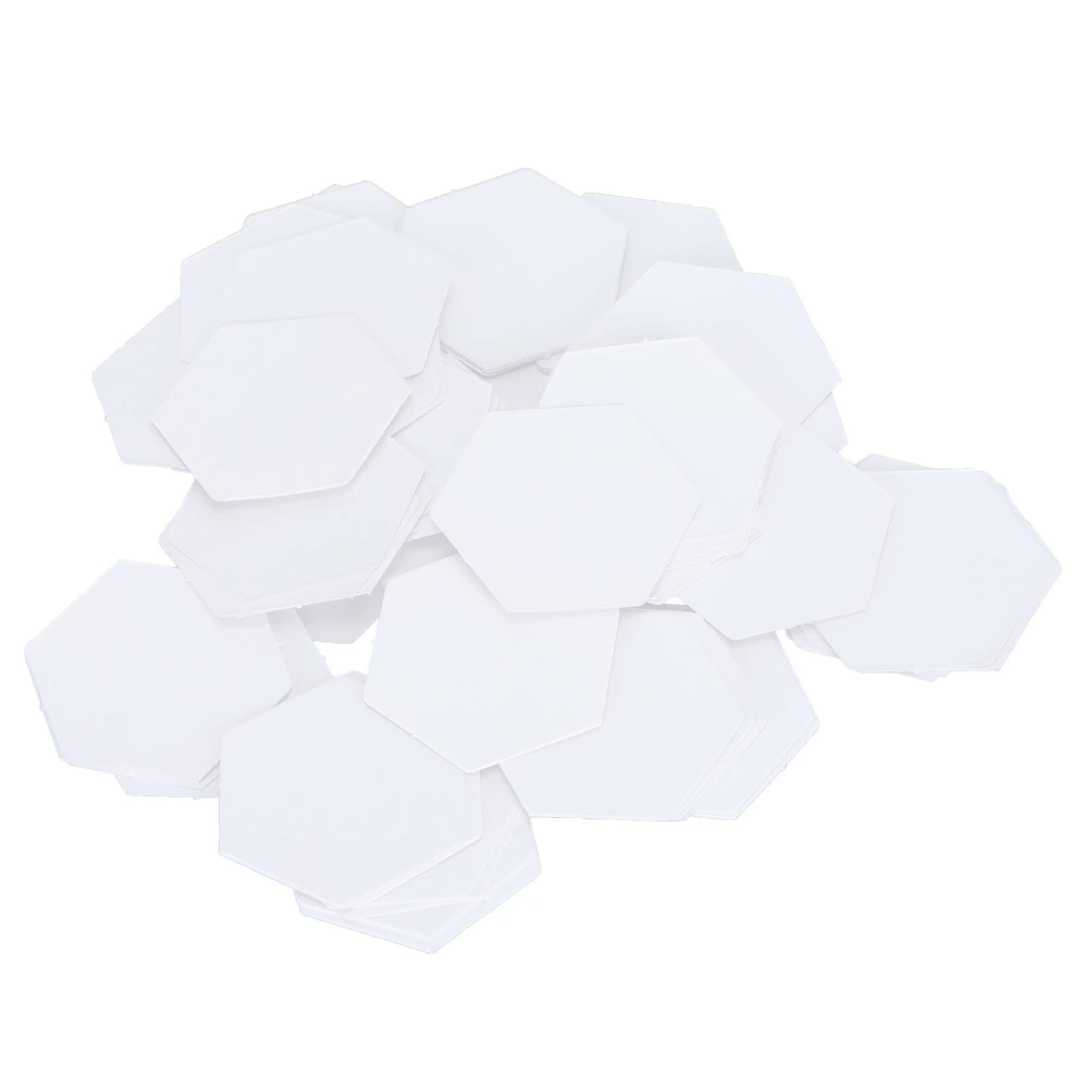 100Pcs PatchWork Template Hex Paper Modelboard Quilting Sewing Craft DIY Stitching Tool(16mm Hex )