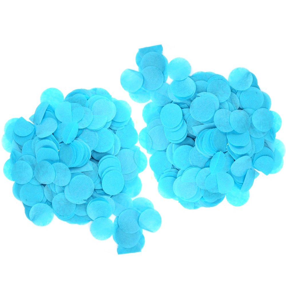 2Bag Round Paper Confetti 2.5cm Birthday Party Festival Wedding Decoration SuppliesBlue