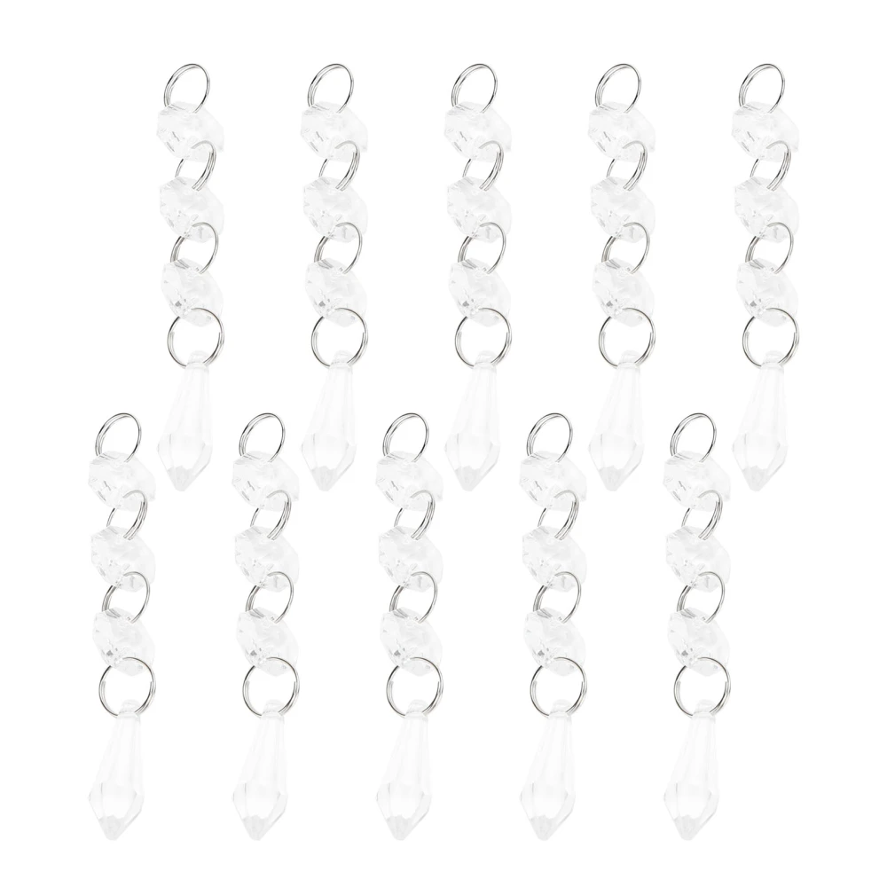 10pcs / bag Acrylic Bead Strands Chandelier Bead Lamp Chain Wedding Party Decoration