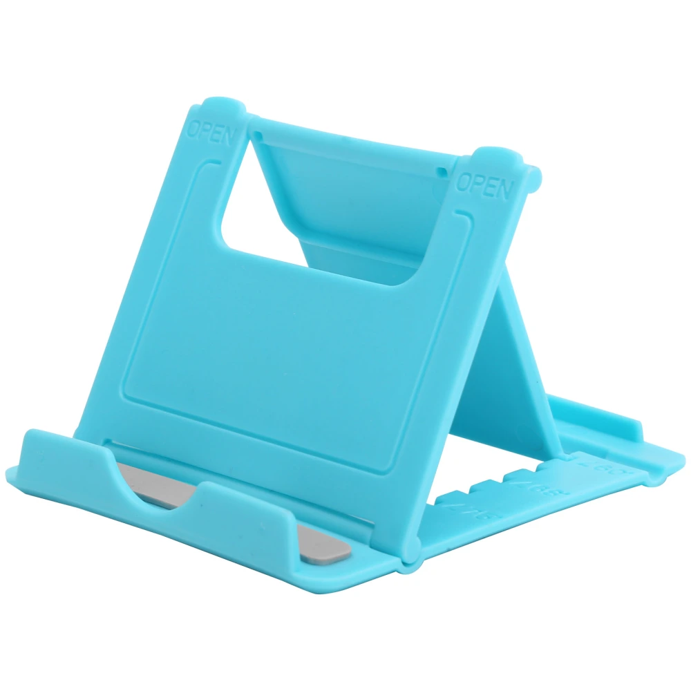 Mobile Phone Stand Portable Simple Mini Desktop Cellphone Holder Foldable Phone SupportBlue