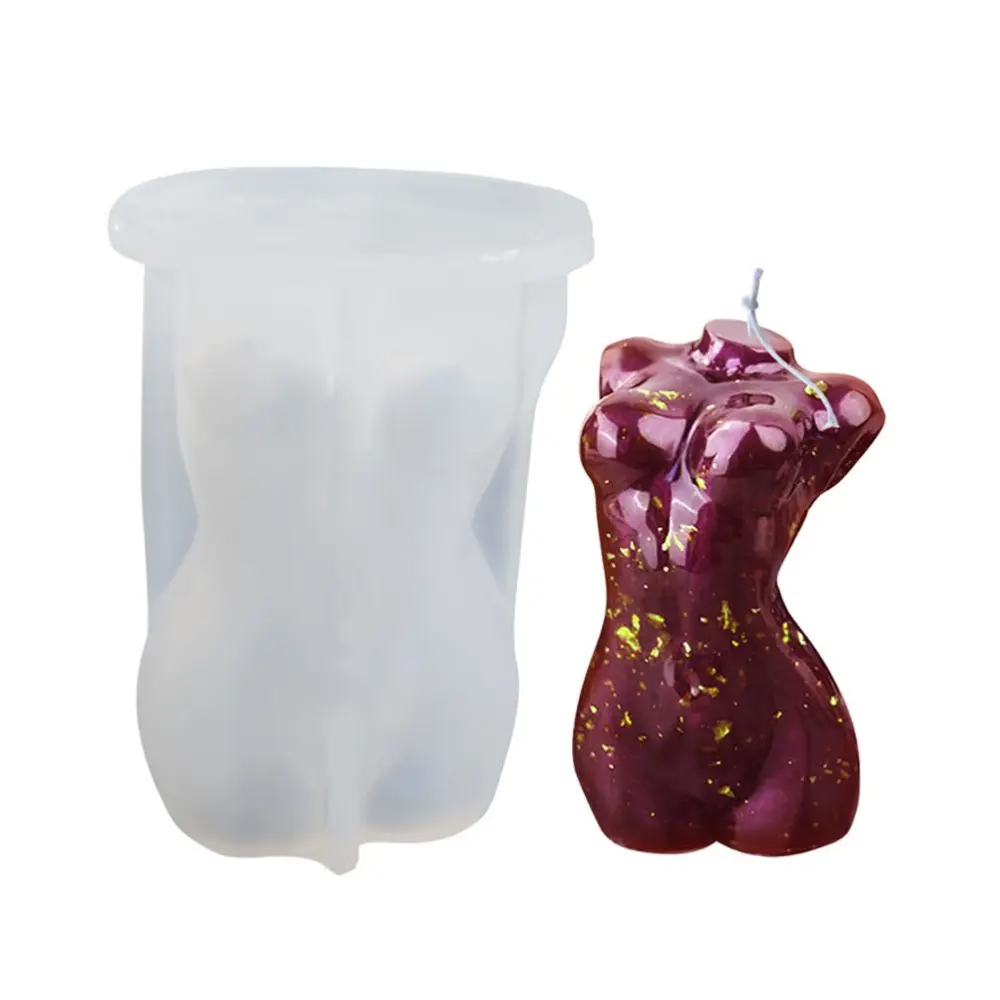 3D Human Body Mold Resin Silicone Mold Female Male Body Resin Craft Mold for DIY Candles Chocolate Soap