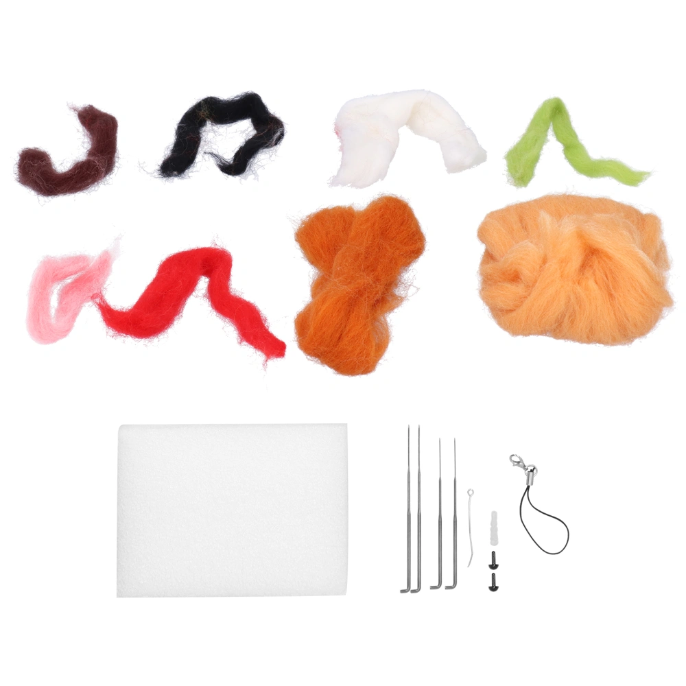 Felting Kit Dog Doll DIY Beginner Home Poke Fun Needle Felt Set Craft Decorations