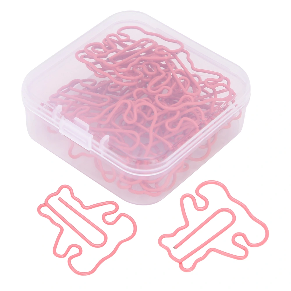 30Pcs Bear Paperclip Mini Bookmarks Creativity Modeling Decoration School Supplies