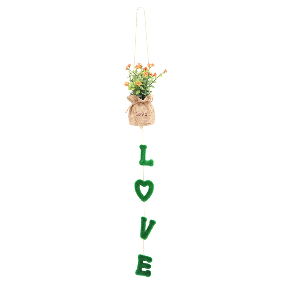 Potted Wall Hanging Simulation Small Plant Home Garden Decoration Craft Decorations