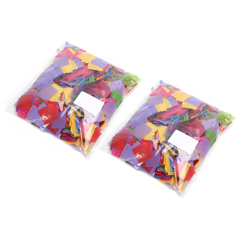 2Bag 2.5cm Square Confetti Colorful DIY Decoration for Wedding Birthday Party Supplies