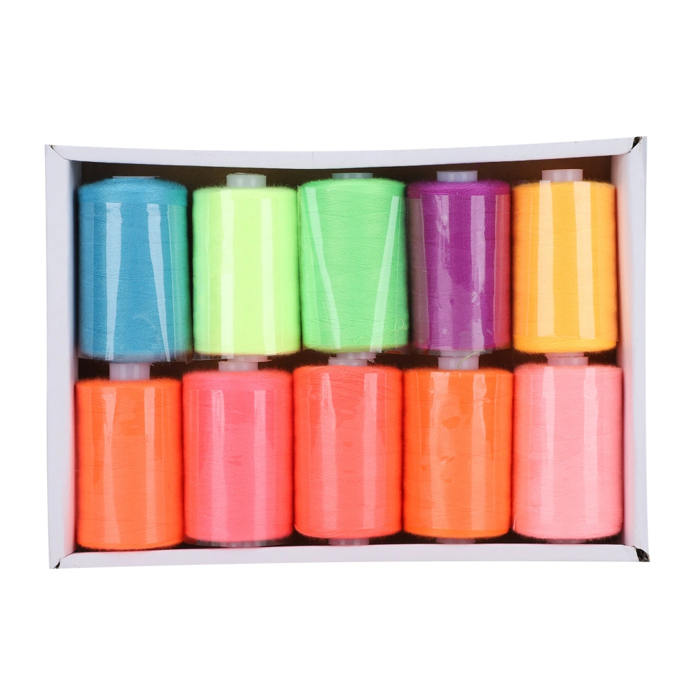 10 Rolls Sewing Thread Set Household Color Pagoda Threads HandMade Accessories 402(Color Combination )