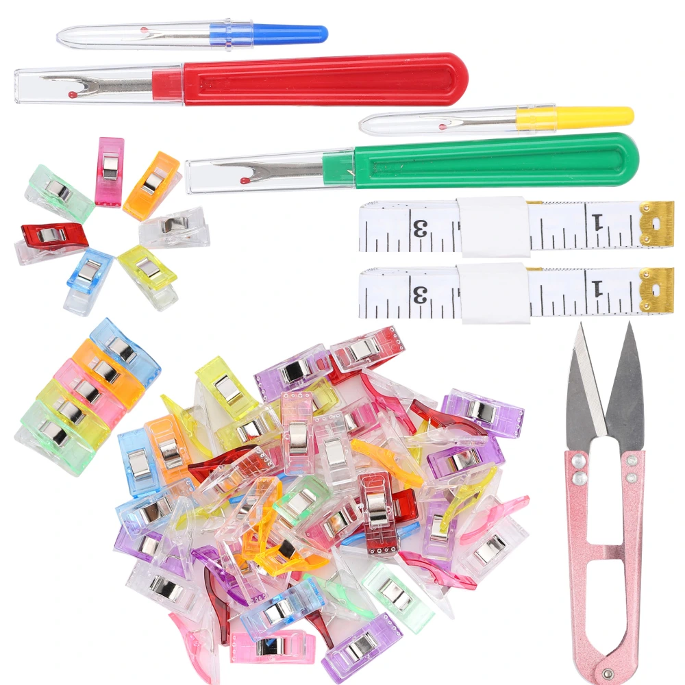 Multipurpose Sewing Set Household Clips Seam Remover Thread Clippers Tape Measure Combination