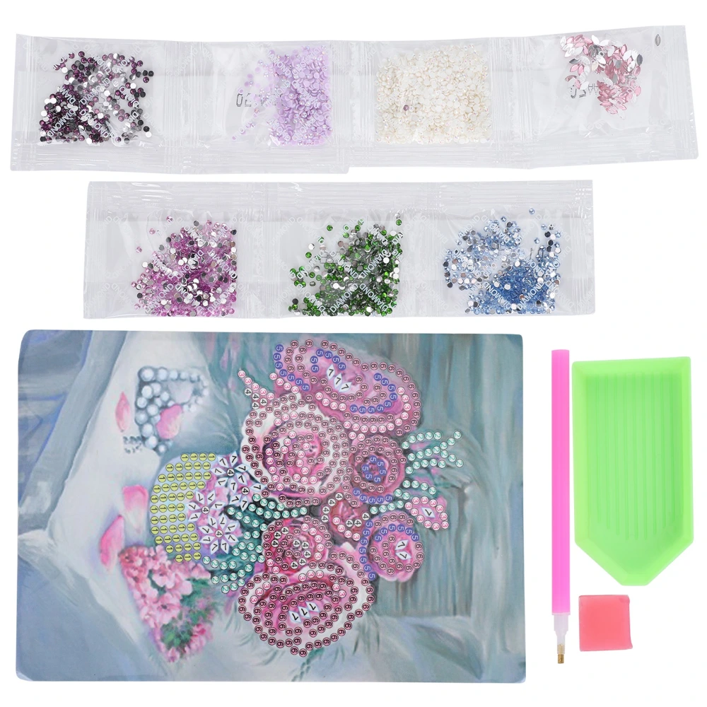 Flower Pot Diamond Painting Picture Rhinestones Painting DIY Home Decoration Kit (AA226)