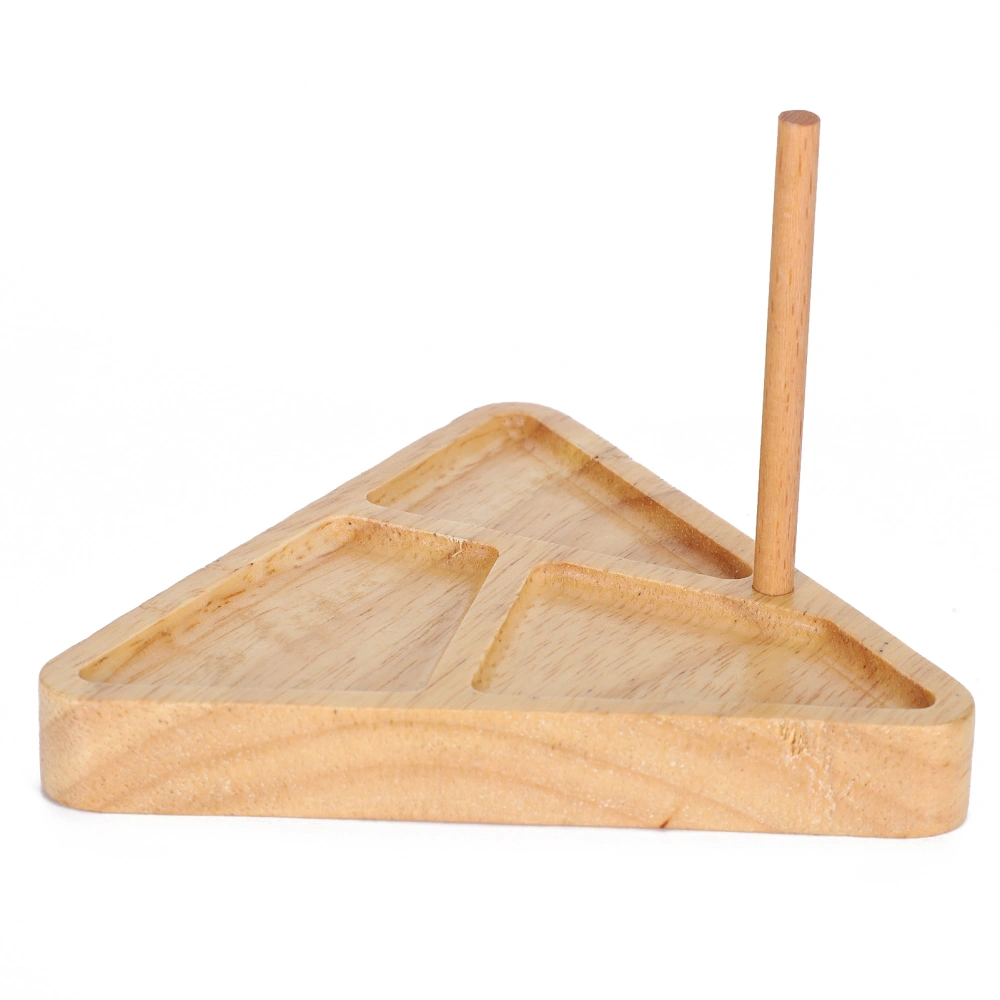 Wooden Beading Tray Bead Board Triangular for DIY Jewellery Making Weaving Solid Wood Loom Kit