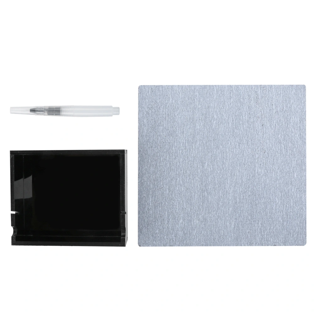 Repeatable Water Drawing Board Inkless Water Painting Board with Brush and Water Reservoir