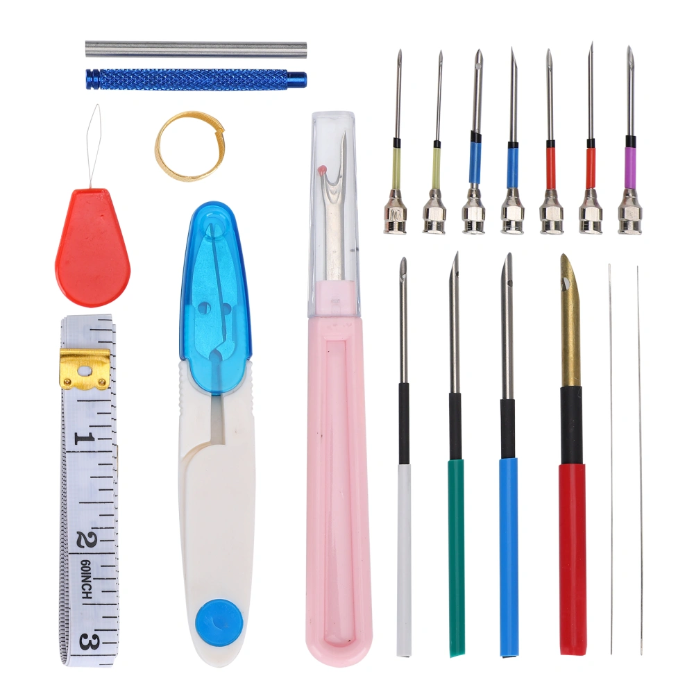 Professional Punch Needle Knitting Embroidery Pen Set for Sewing Felting DIY Craft Handwork