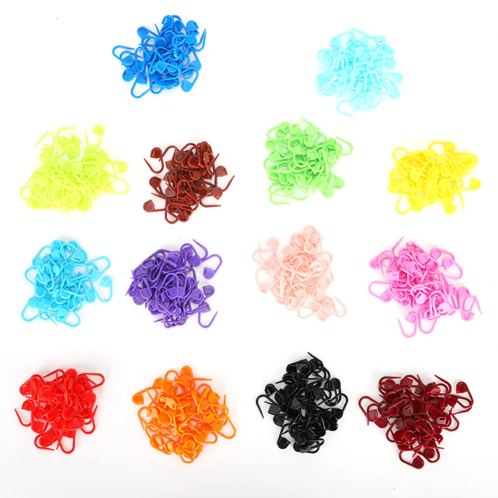 700Pcs Knitting Stitch Markers Colorful Safety Small Pin Plastic Positioning Buckle