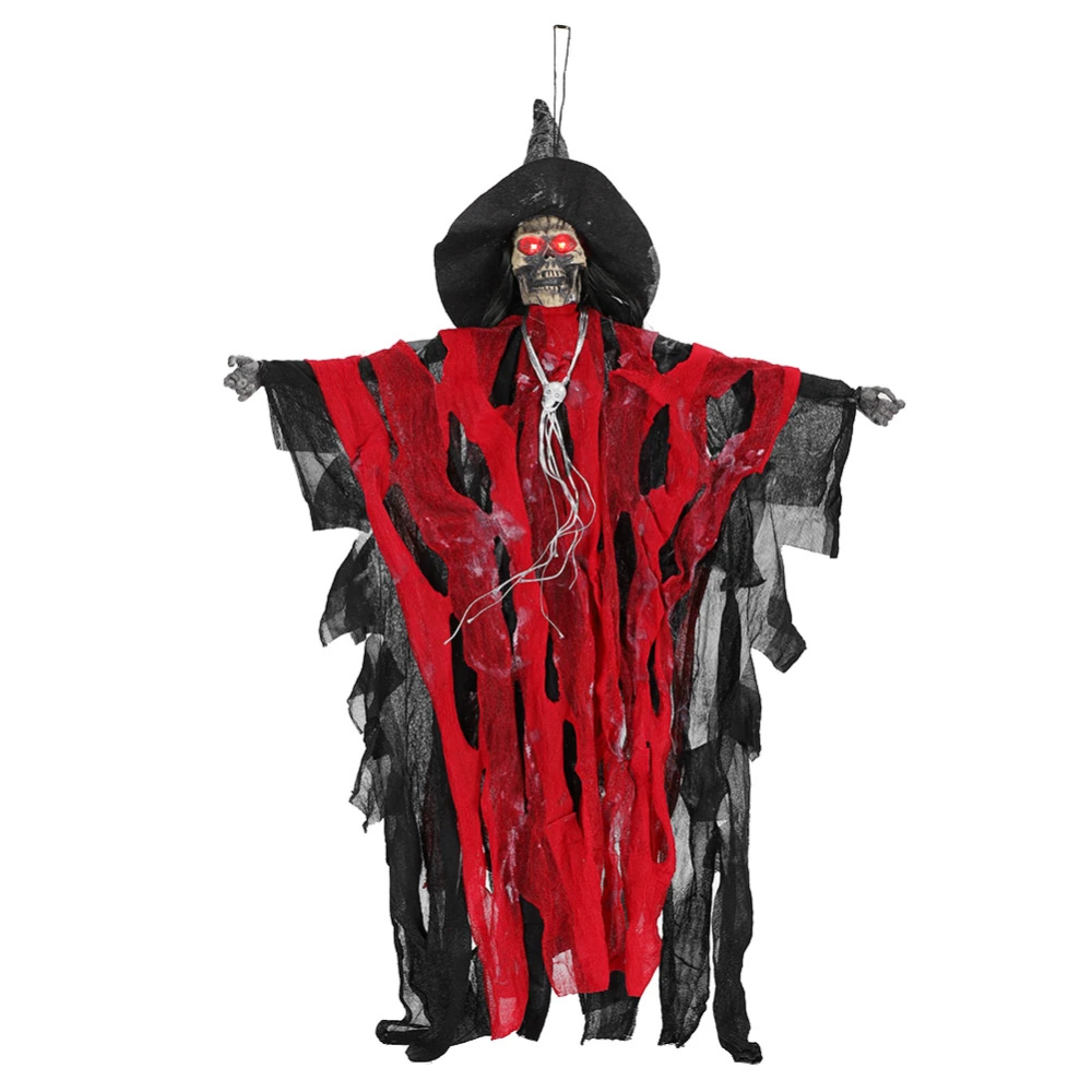 Electric Witch Prop Hanging Red Clothe Ghost Haunted House Halloween Decoration