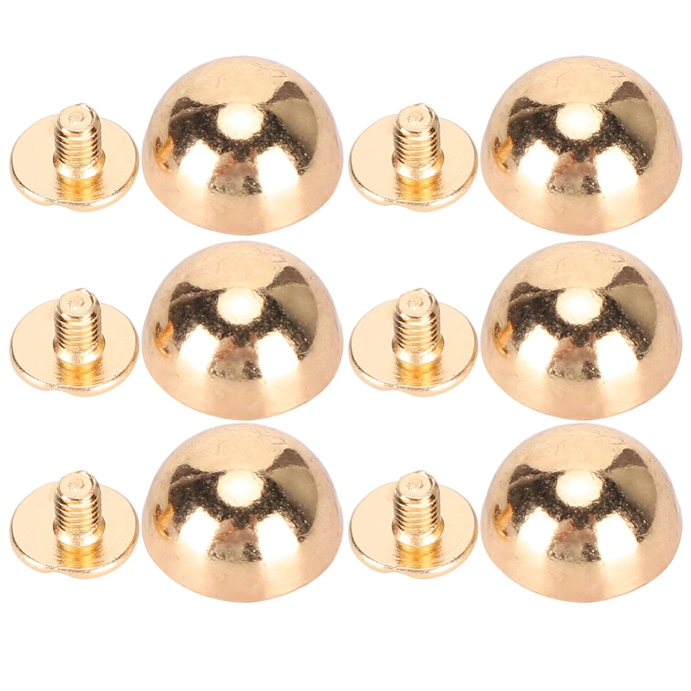 Mushroom Rivets Round Head Screw Dome DIY Stud Buttons for Bag Shoes Clothing Decor