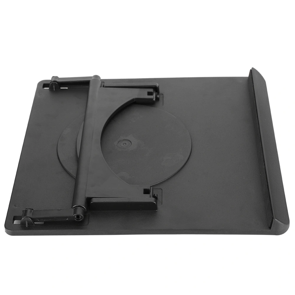 Computer Base Adjustable Tablet Support 360&#8209;Degree Rotation Plastic Black 7&#8209;Stage Slope