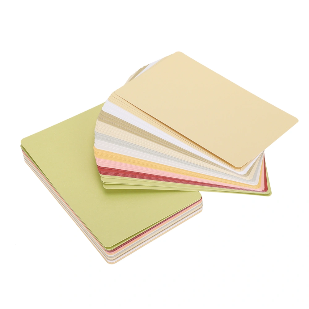 100Pcs Pearl Paper Cardstock Color Rubber Stamp Fillet DIY Invitation Greeting Card 15x10cm