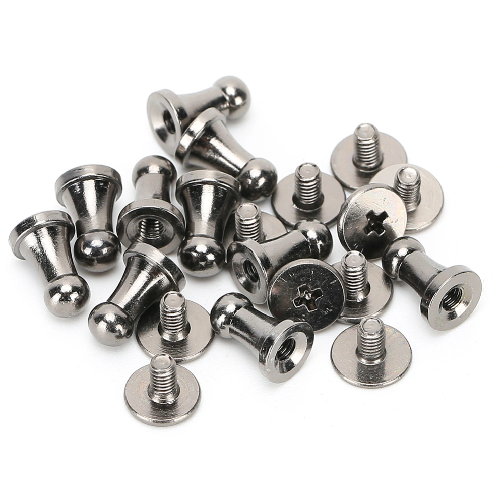 Round Head Rivet Button Screw Back Studs Handbag Leather Craft DIY Decoration Accessories