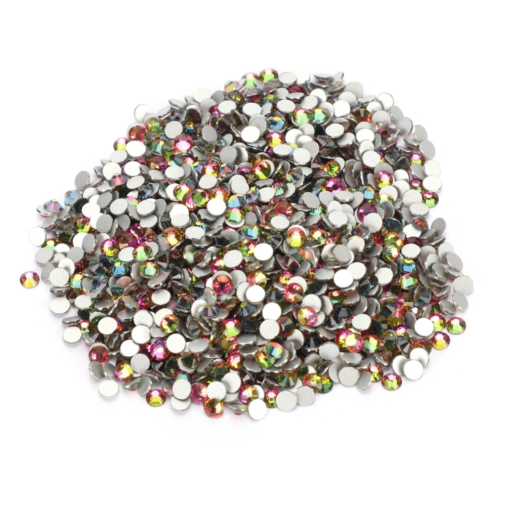 1440Pcs Rhinestones Glass Stones Flatback Crystal Nail Art Decoration Makeup Clothes Shoes