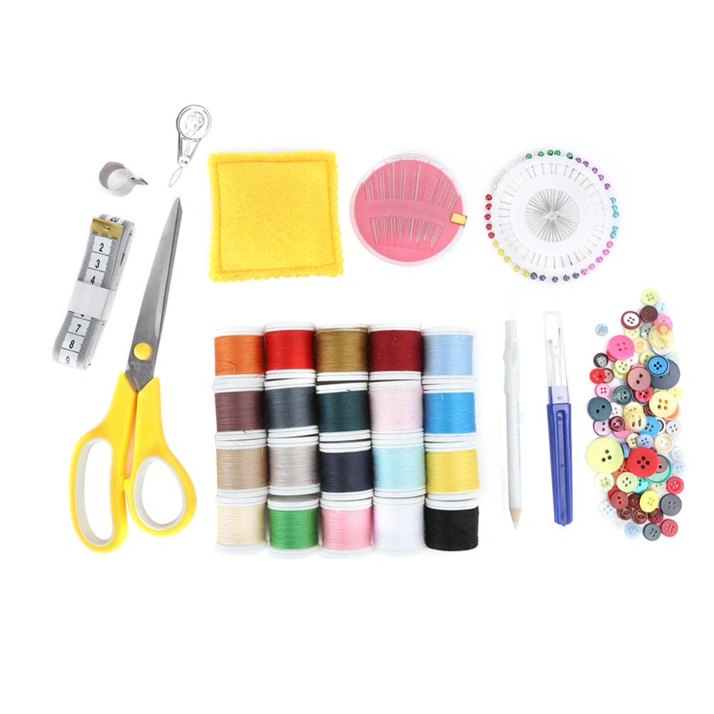 Multi&#8209;Functional DIY Cotton Thread Embroidery Needle Threader Stitching Sewing Kit